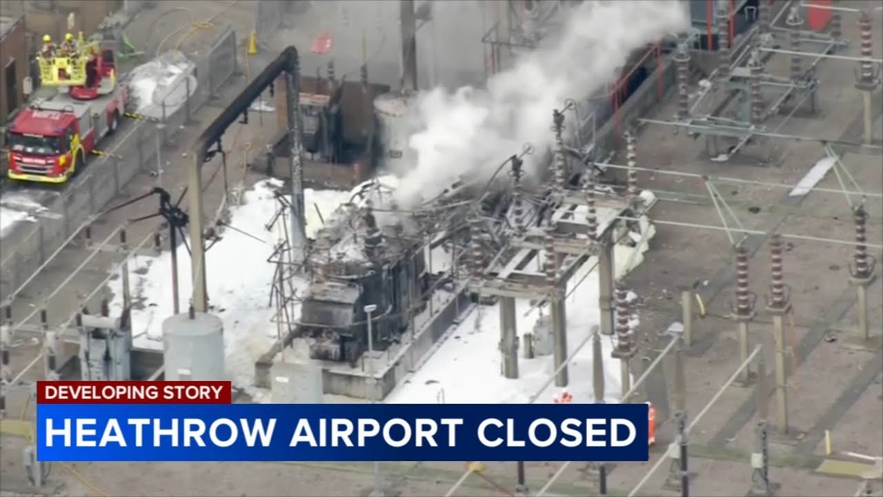 Officials give update on fire near London&rsquo;s Heathrow Airport