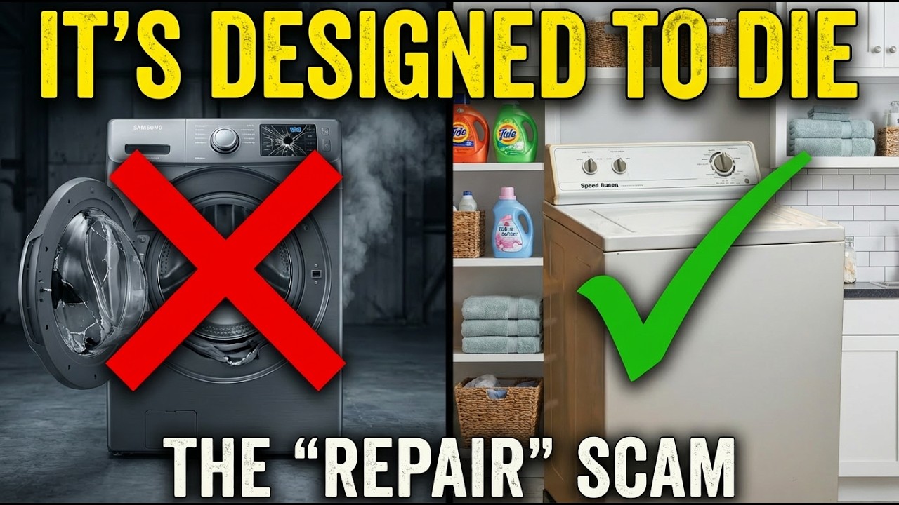 Why Your Washing Machine Will Die in 6 Years (The Illegal Repair Scam)