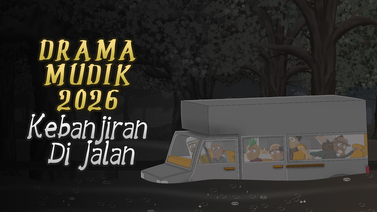 Kehabisan Perbekalan dan Terjebak Banjir Saat Mudik - Animasi Drama Komedi - Warganet Life