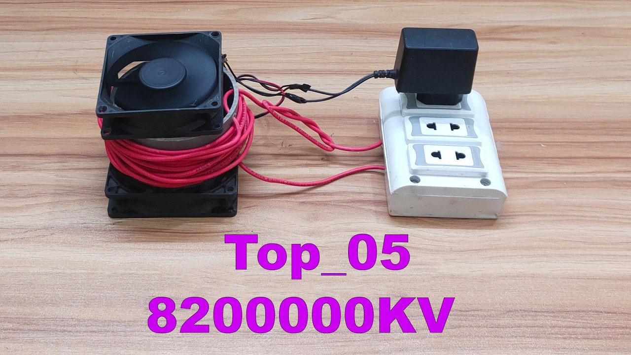 Free energy generator 250v 8200000KV colling fan idea top 5 powerful electricity