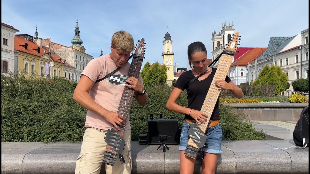 The Lone Wanderer - Chapman Stick Duo Live in Slovakia
