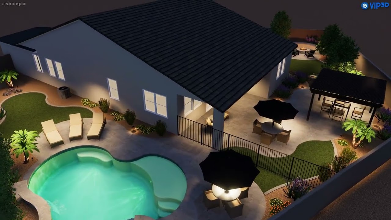 Jervis Pool Spa Landscape