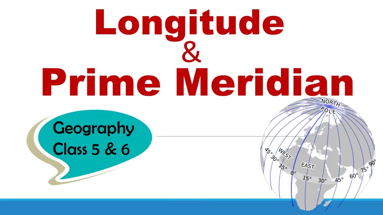 WHAT IS LONGITUDE AND PRIME MERIDIAN | CLASS  6 | #geography  NCERT