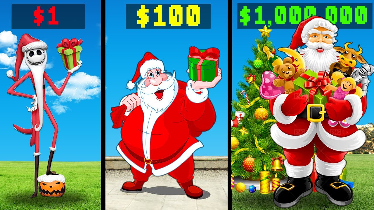 $1 SANTA CLAUS to $1,000,000,000 in GTA 5 (Christmas Special)
