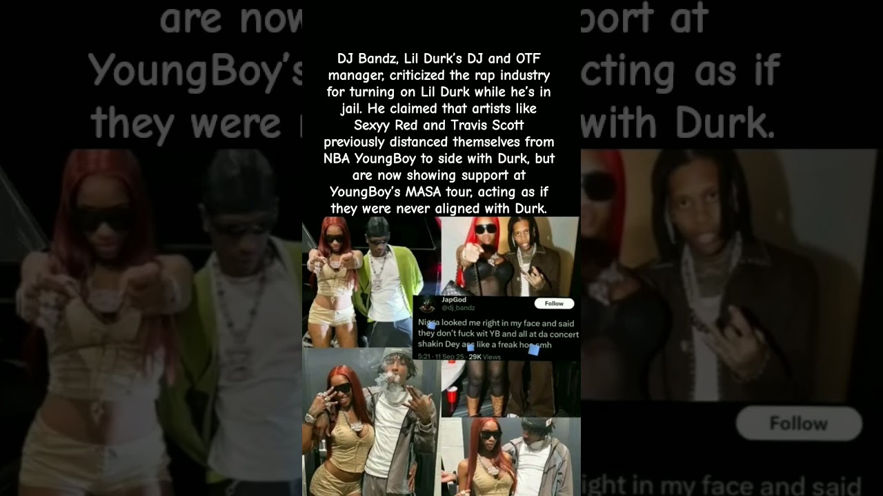 Loyalty or Clout? DJ Bandz CALLS OUT Rappers Switching on Lil Durk for YB!#shorts