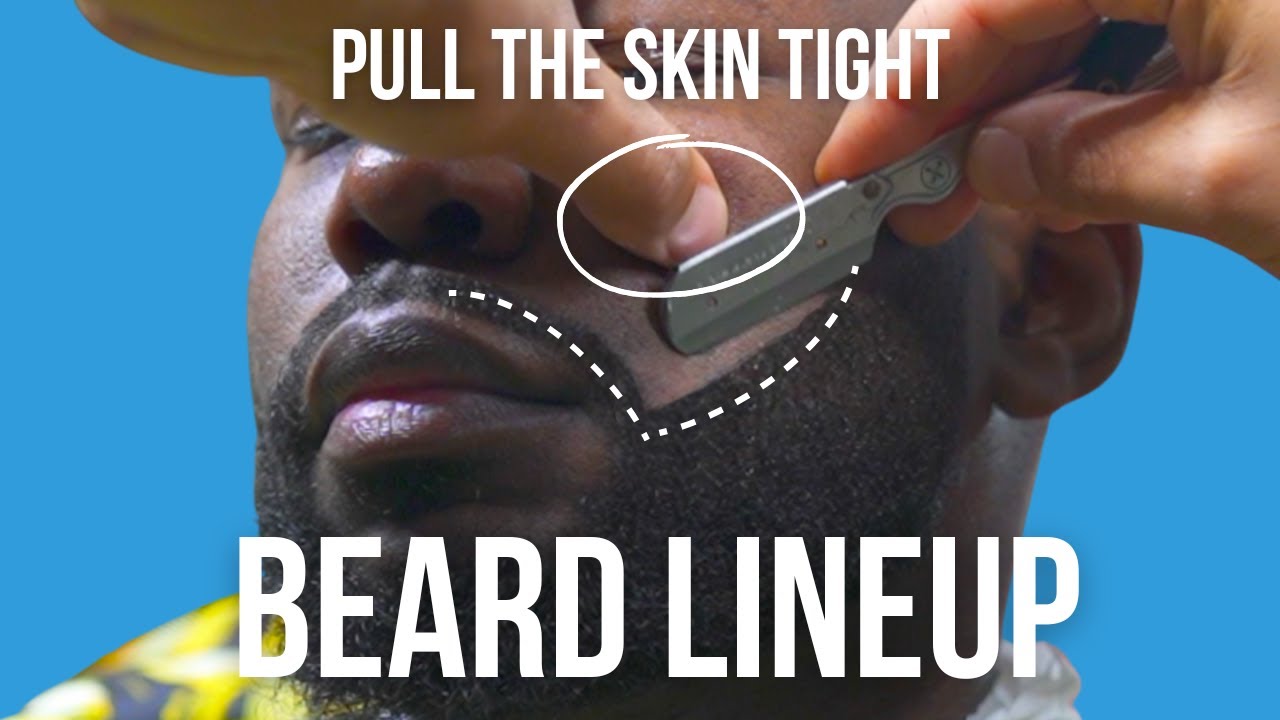 HOW TO GET A SHARP BEARD LINEUP | BEGINNER BARBER FRIENDLY