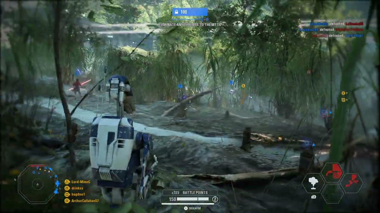 Star Wars Battlefront 2 Galactic Assault Gameplay No Commentary