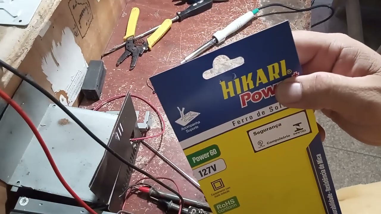 .EP 348 - Unboxing: Ferro de solda Hikari 60W