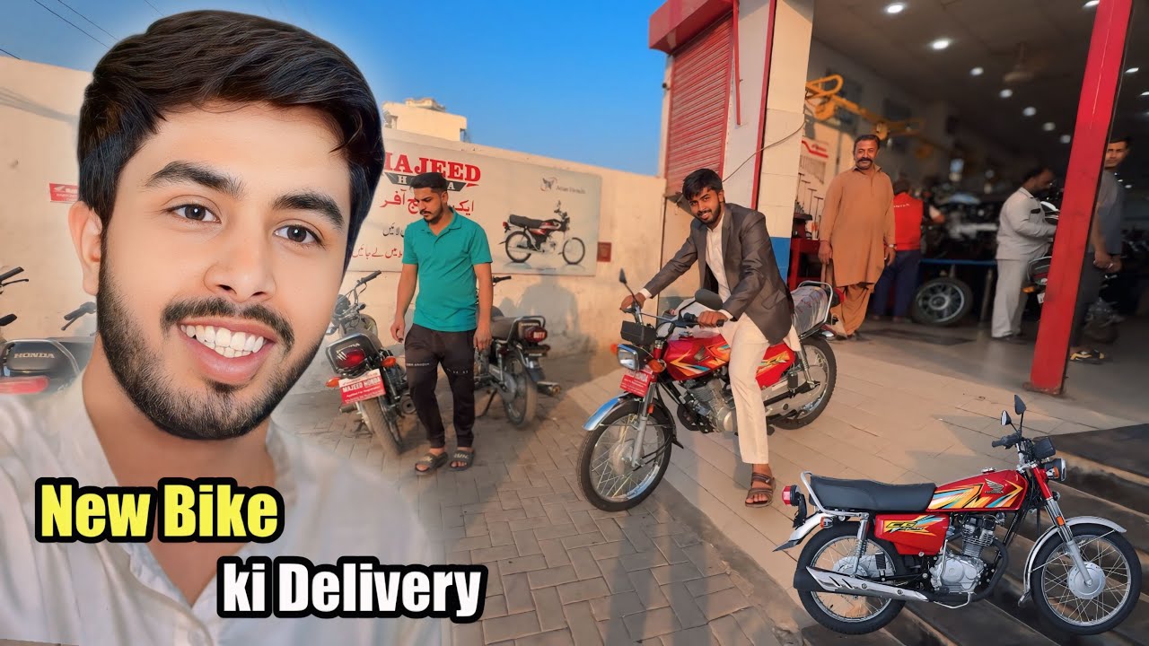 ALHAMDULILLAH 😍 New Bike Ki Delivery Meel Gayi 🥰 Zohaib Pendu 