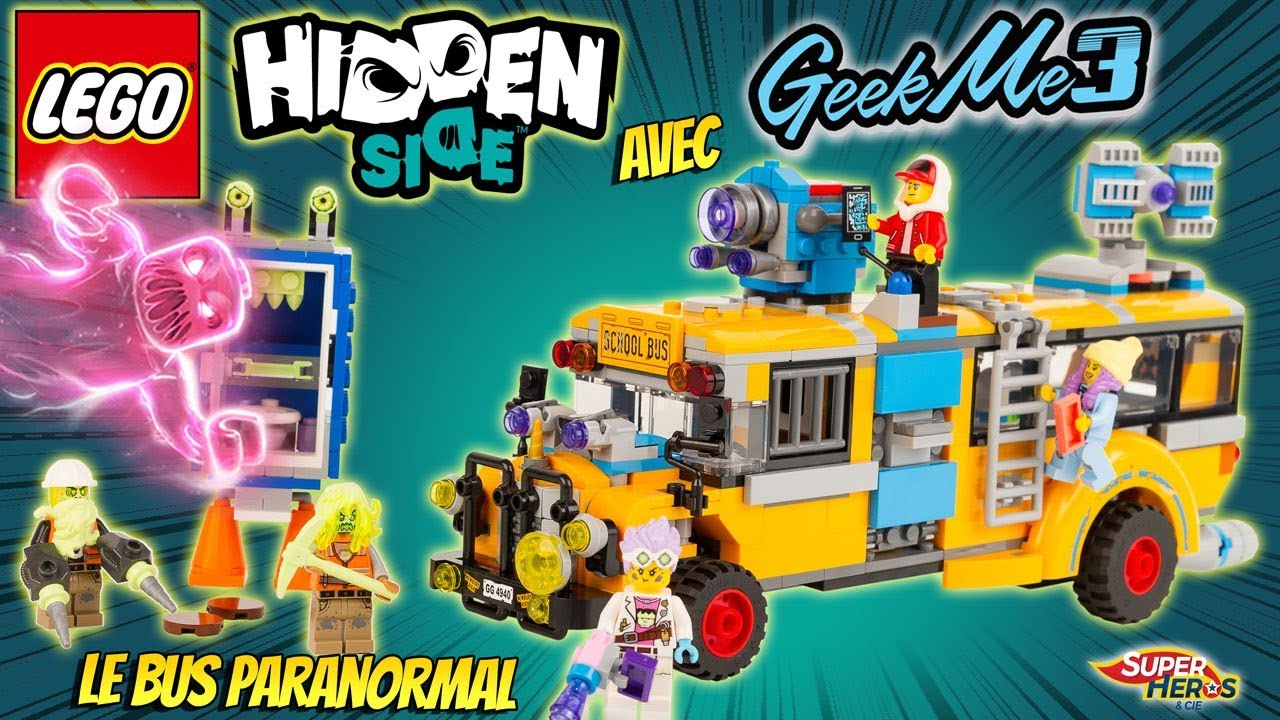 LEGO Hidden Side Le Bus Paranormal avec Geekme3 Halloween Speedbuild Unboxing Review