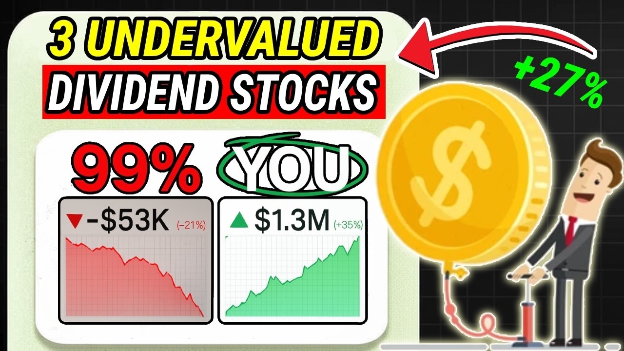 3 недооцененные дивидендные акции!