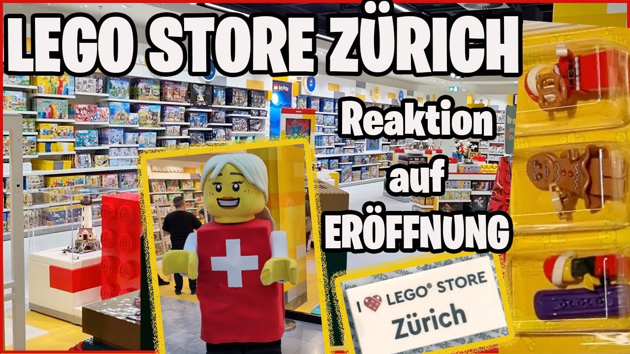 Reaktion auf LEGO Store ZÜRICH Eröffnung🛍️ Eindrücke & Rundgang ☆ 24.11.2022 ☆ Danke an Jonas