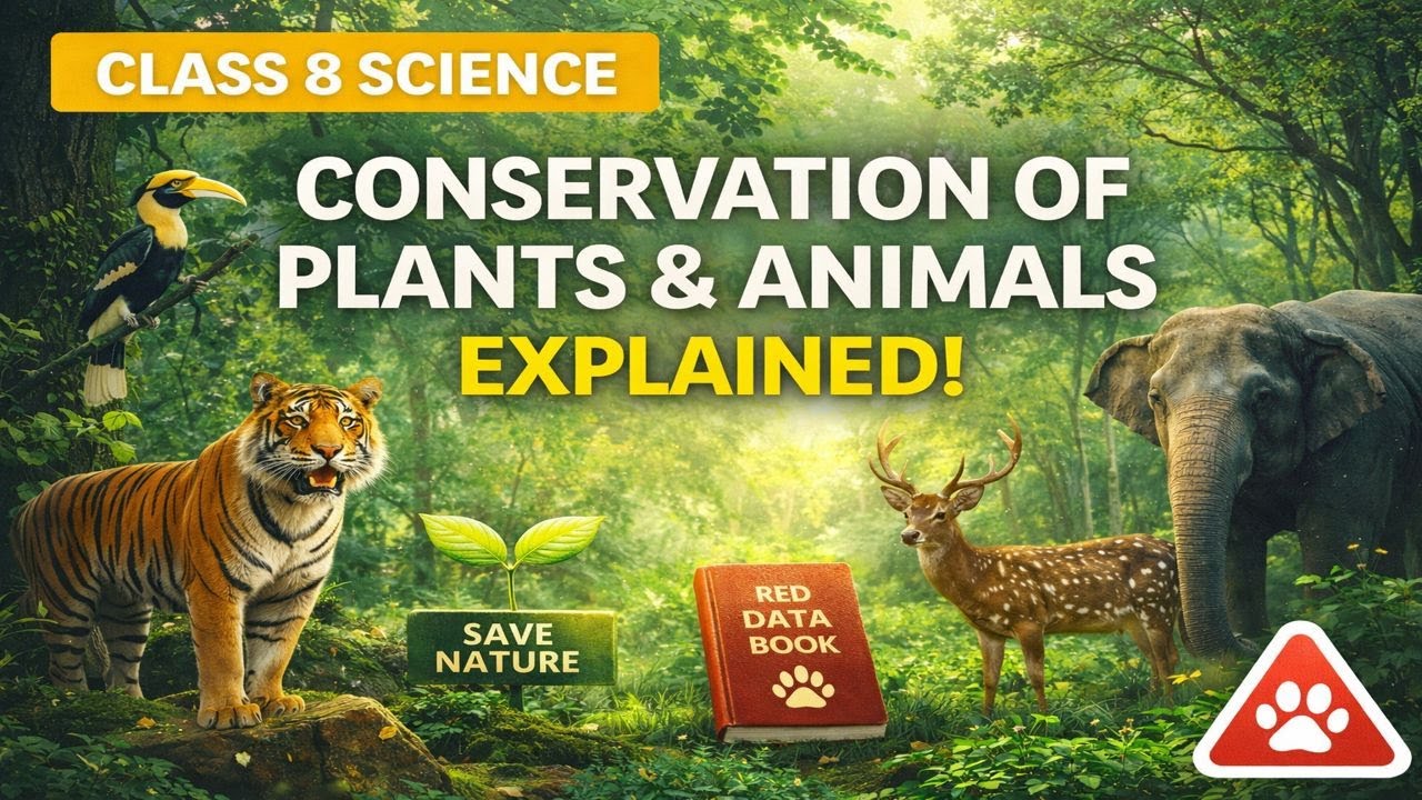 🌱 Conservation of Plants and Animals | Class 8 Science Explained | NCERT | CHAPTER 5 | #subscribe