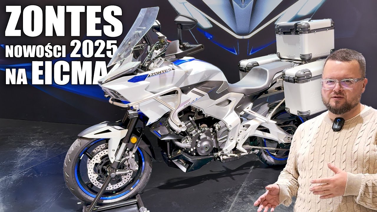 Zontes na rok 2025. Jakie nowe motocykle i skutery zostały zaprezentowane na targach EICMA 2024?