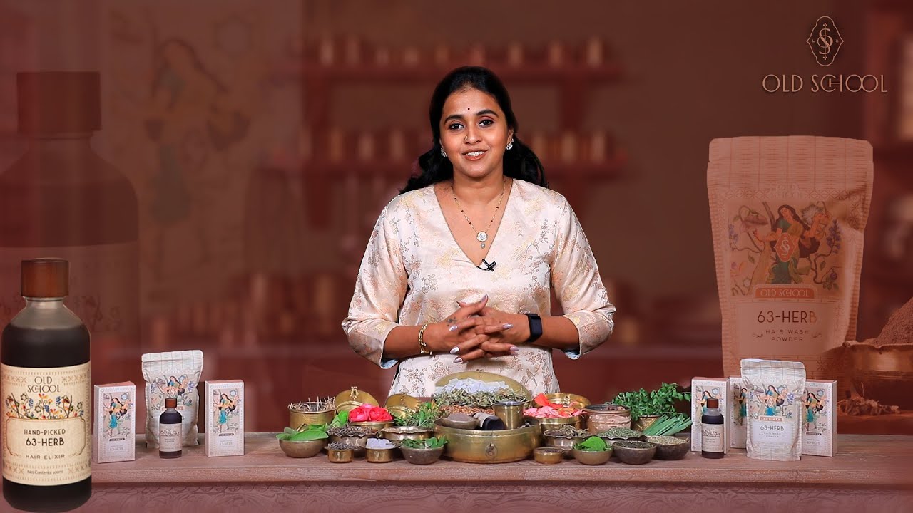 Goodness of 63 Herbs Hair Care by Old School
