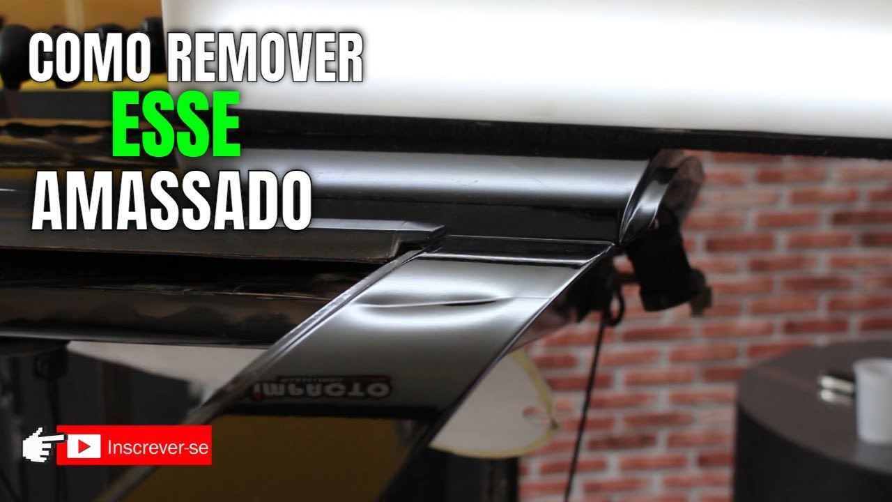 MARTELINHO DE OURO / COMO REMOVER AMASSADO NA COLUNA DA PORTA
