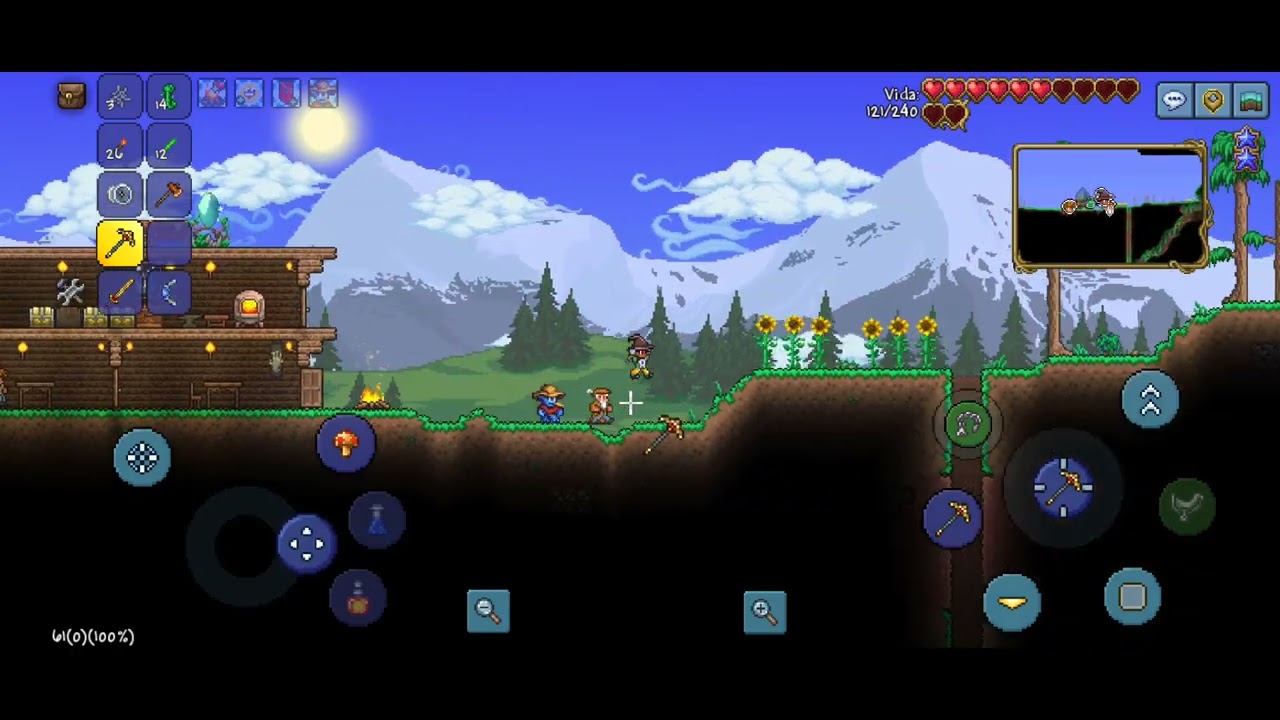 Terraria en Android (Prueba)