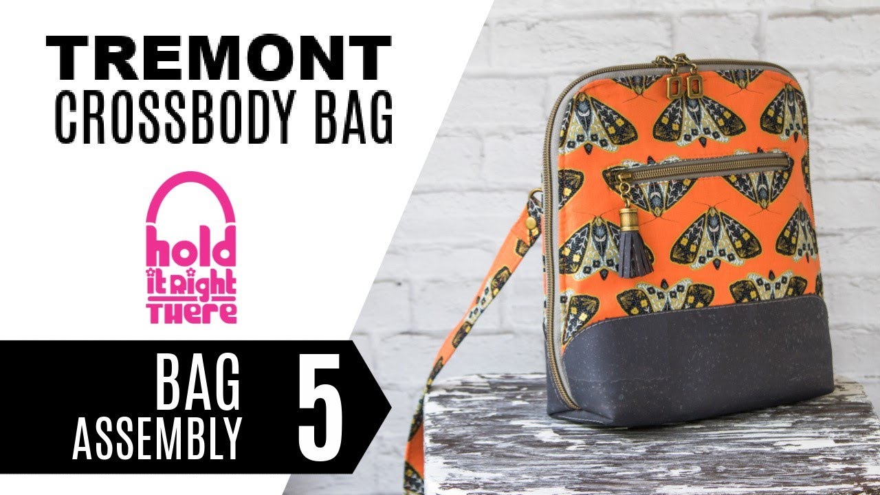 How to sew the Tremont Crossbody Bag (Tutorial 5 of 6) - Bag Assembly