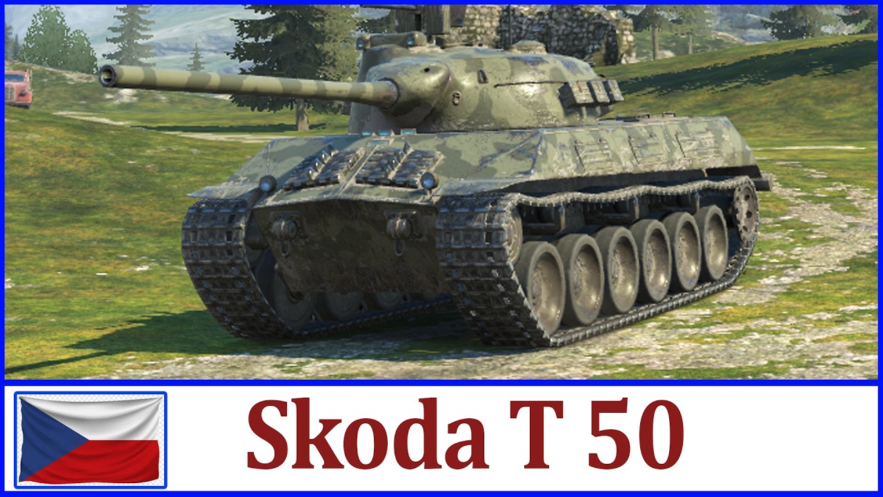 Skoda T 50. Качаю TVP T 50/51. Tanks Blitz