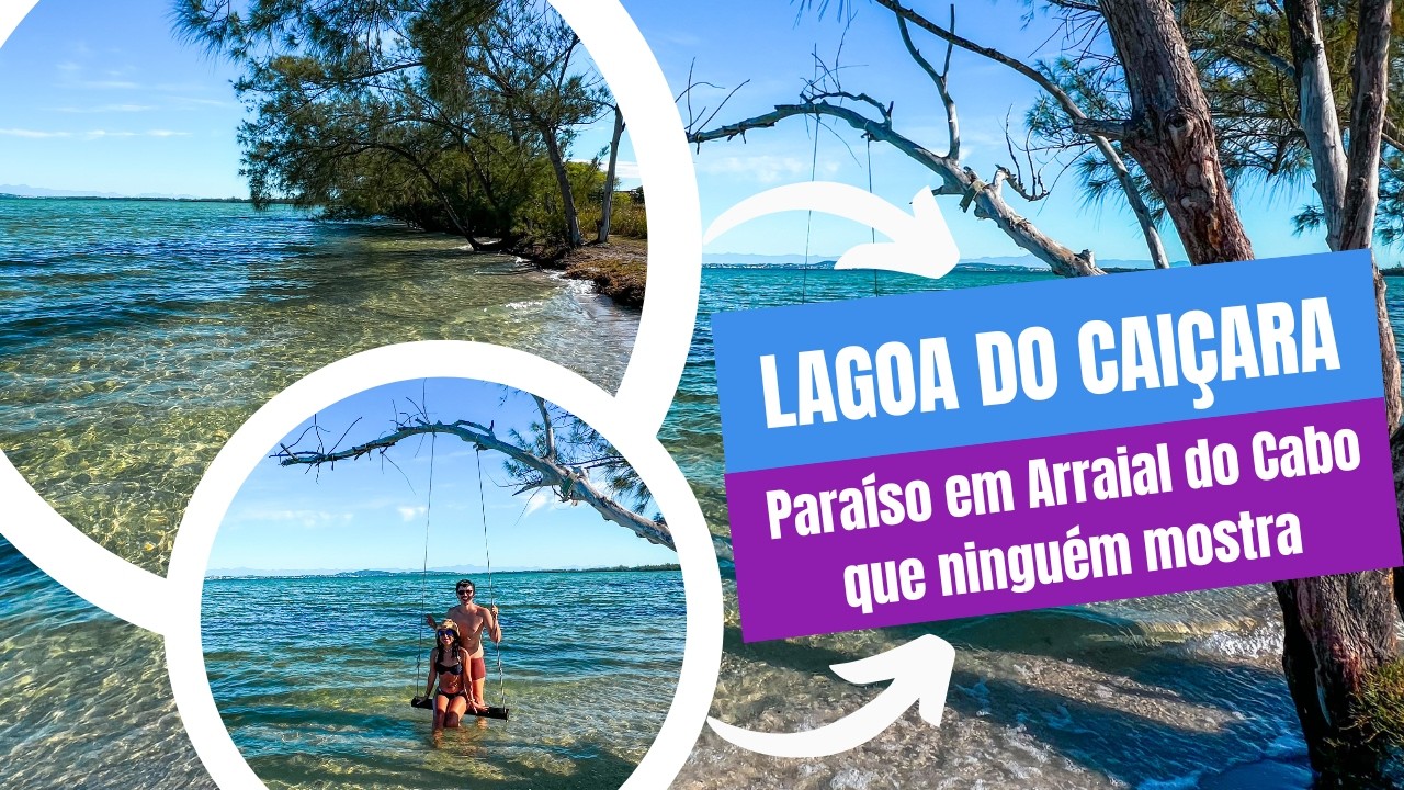 LAGOA CAIÇARA: Um PARAÍSO subestimado em ARRAIAL DO CABO