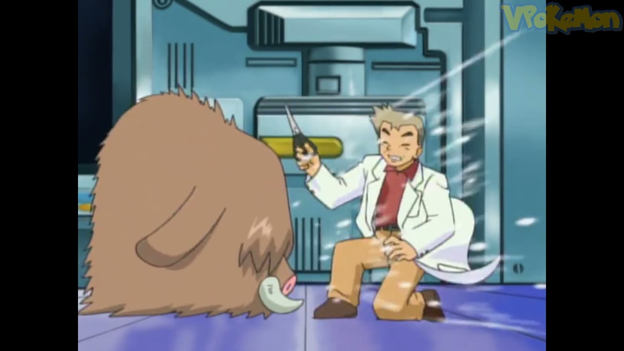 Piloswine attacks Professor Oak | Professor Oak Funny Moments