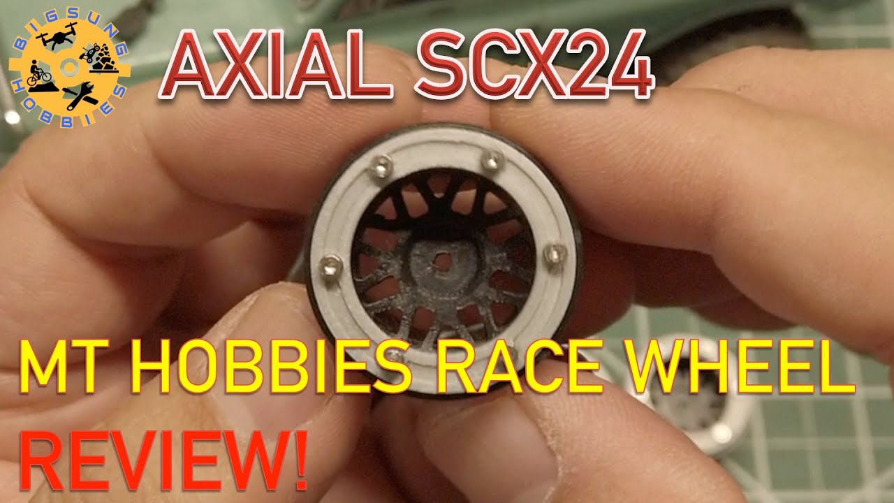 1/24 Scale Axial SCX24 | Awesome Wheel Option for SCX24 - Review of MT Hobbies Race Wheel