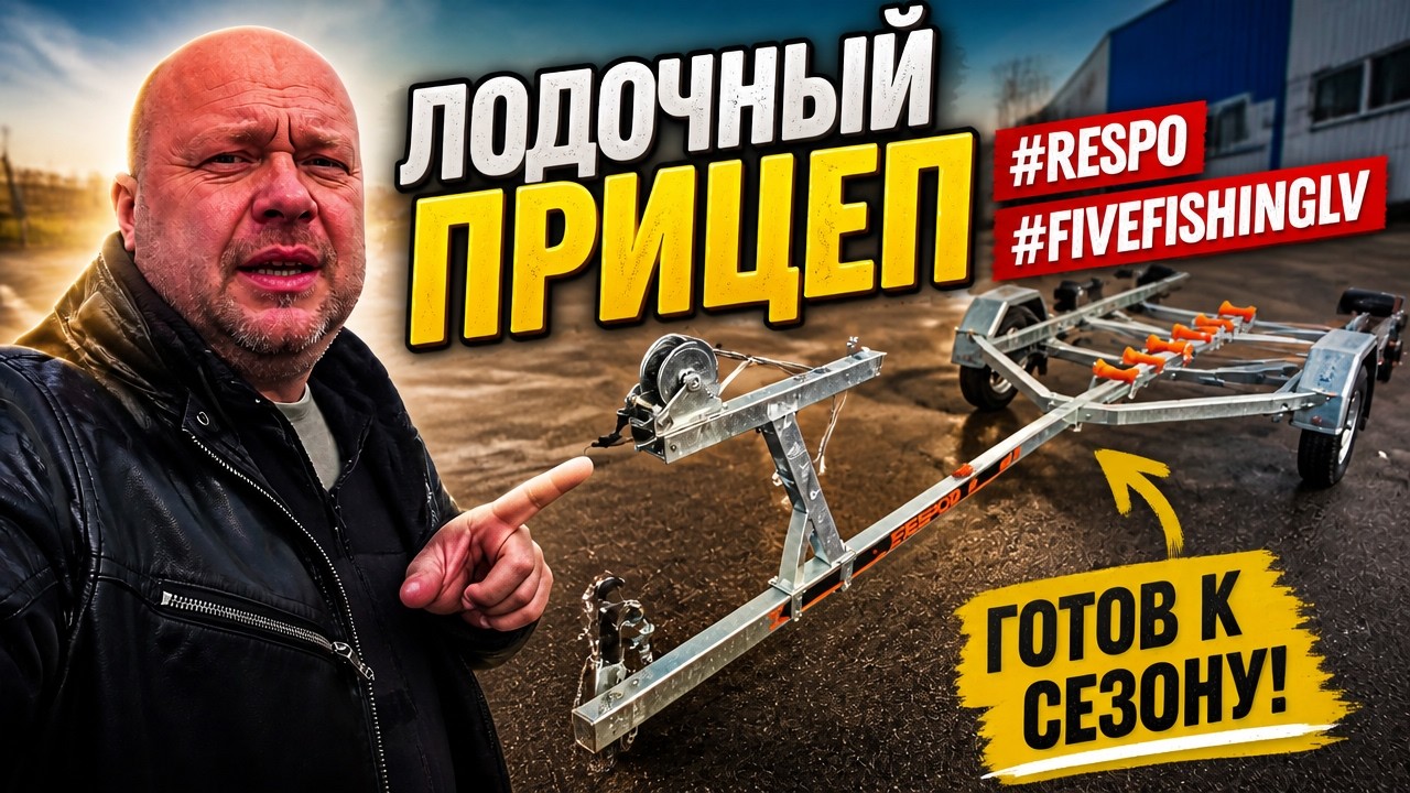 Лодочный прицеп #respo #fivefishinglv