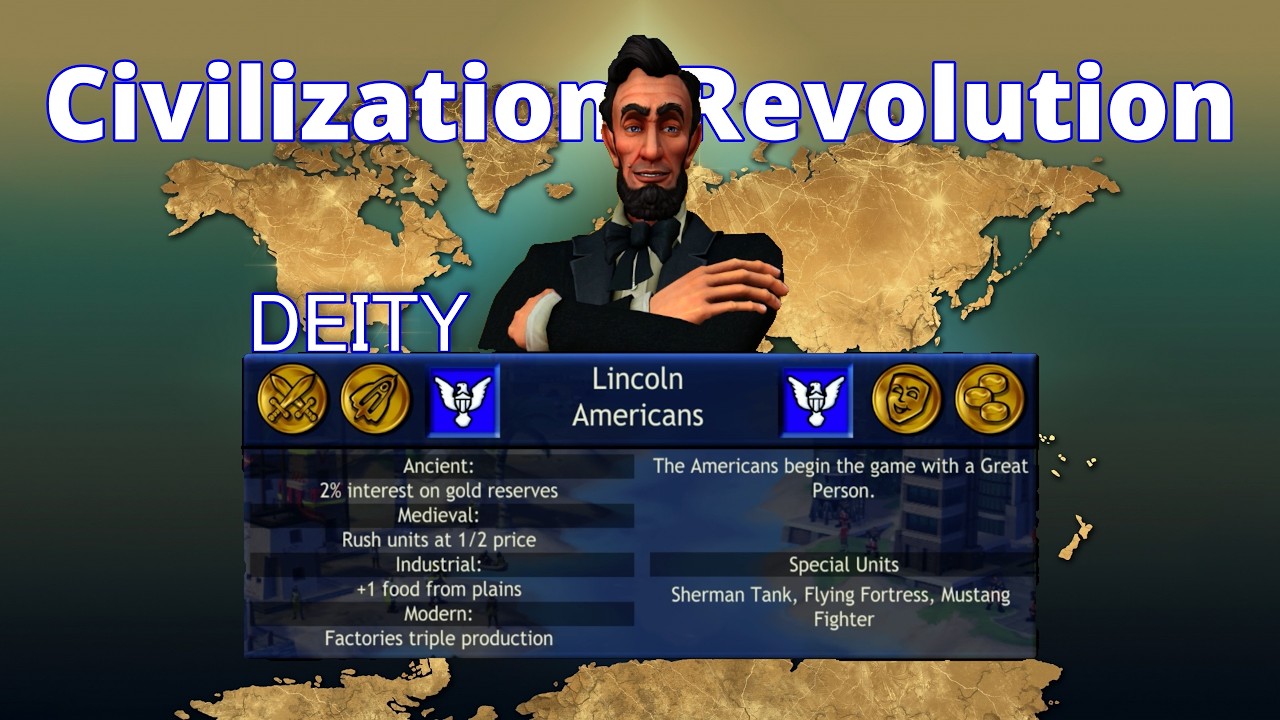 Civ Rev (Deity) - S1 E8 - America Says Earth Is Crowded And Goes To Space