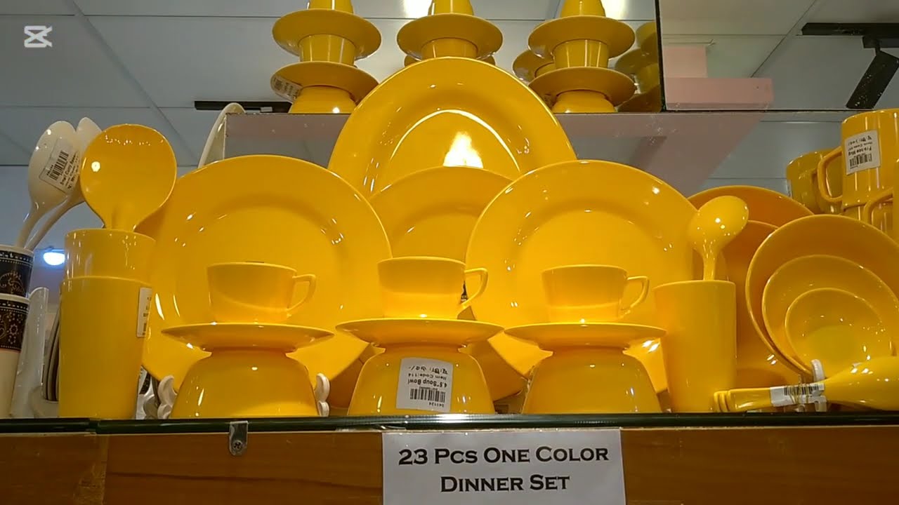 Sharif Melamine One Color Dinner Set।। শরীফ মেলামাইন ওয়ান কালার ডিনার সেট ।