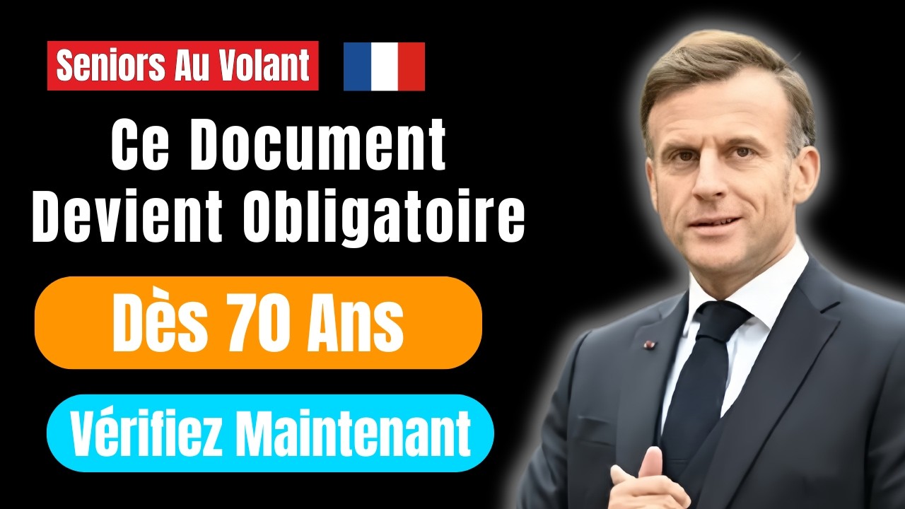 🔴 Seniors au volant : Ce document pourrait devenir indispensable