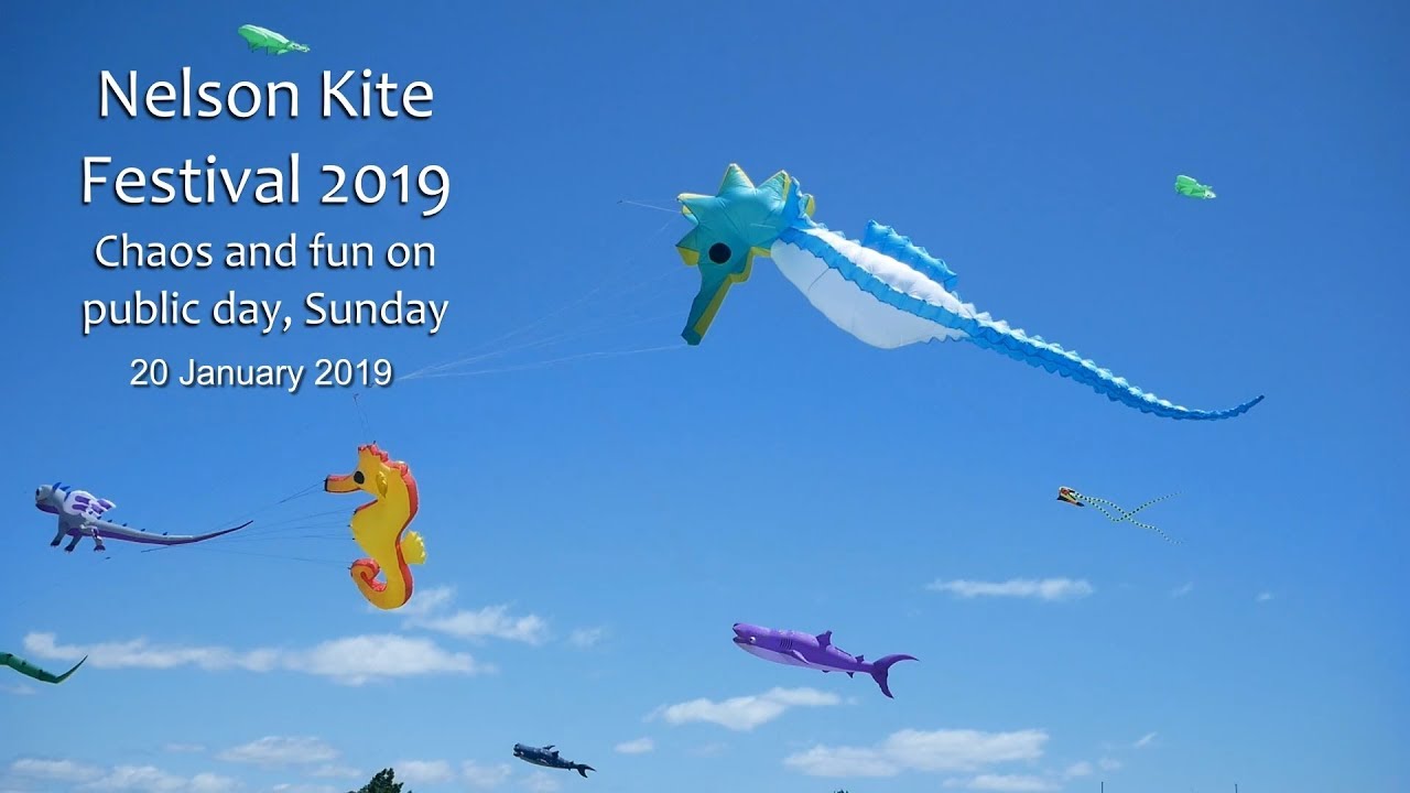 Nelson Kite Festival 2019 - chaos and fun on Sunday