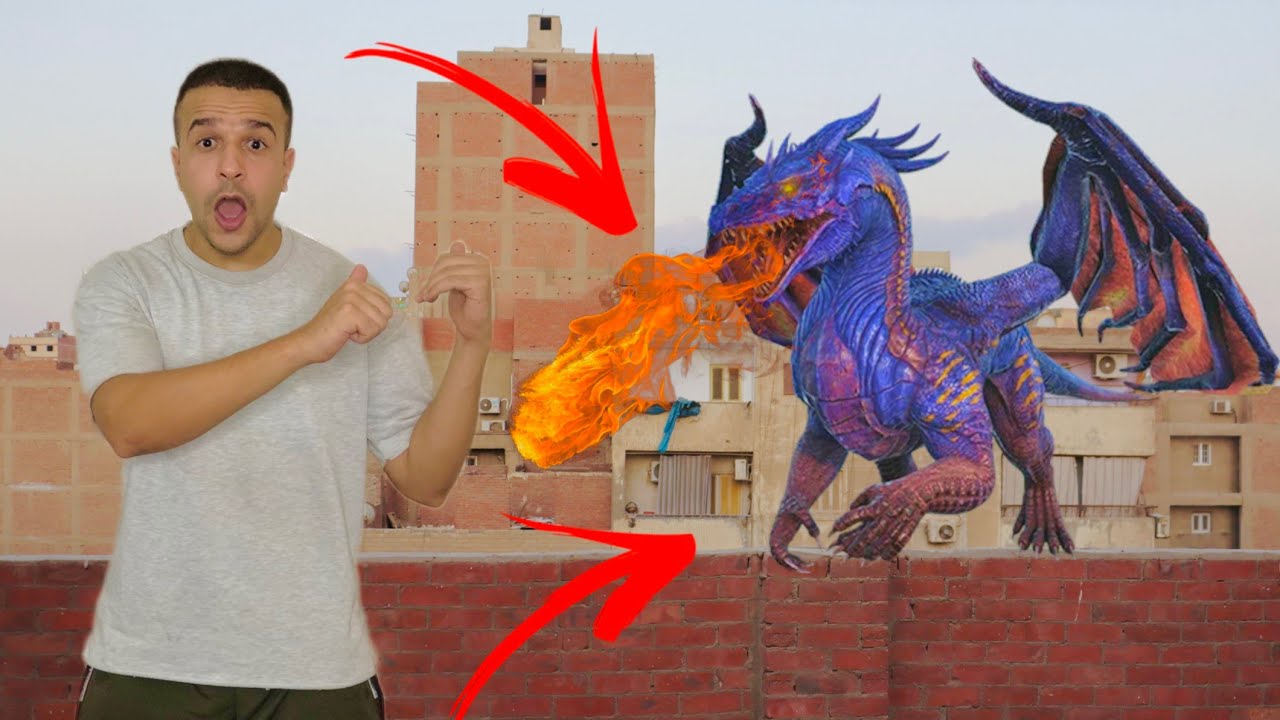 لما تلاقي تنين فوق السطح🐉😱/ مصطفي نجيب