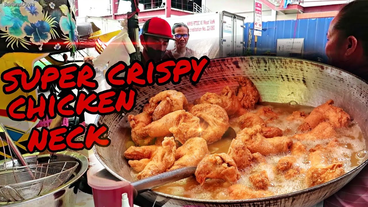 Fried Chicken Neck | Chicken Head (HELMET)- Street Food Philippines