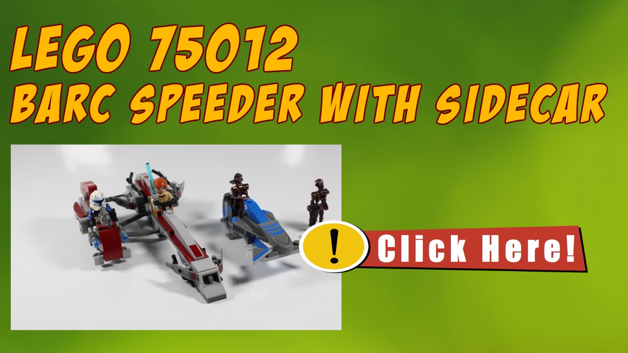 LEGO 75012 - BARC Speeder with Sidecar - Speed Build LEGO Star Wars 75012