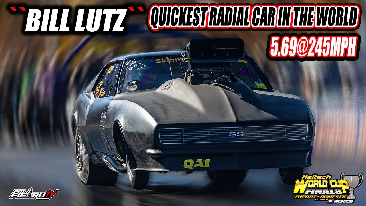 World&rsquo;s Quickest Radial Car! Bill Lutz Goes 5.69 @245 MPH at World Cup Finals 2025 🔥