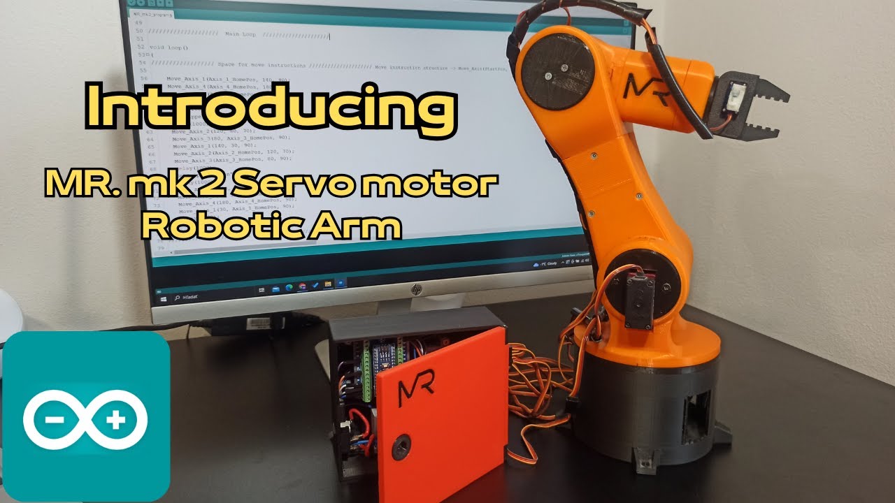 Introducing MR mk.2 Servo Motor Robotic Arm