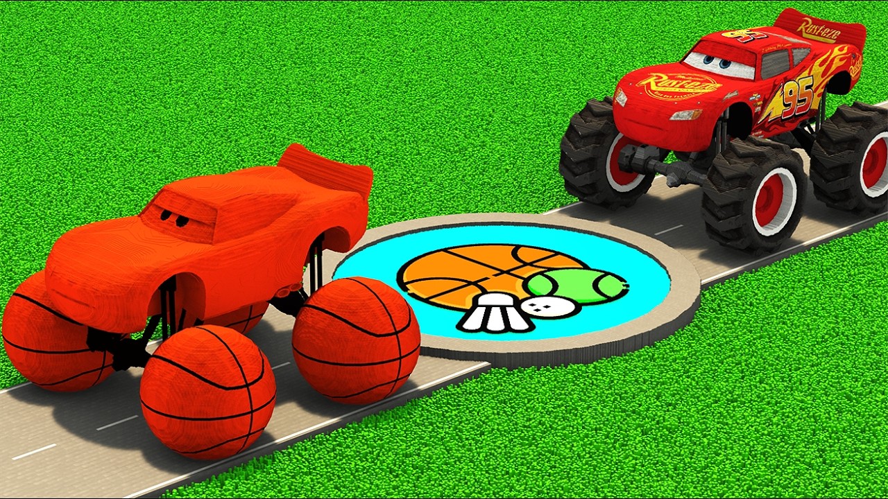 MONSTER TRUCKS vs SPORT PORTAL in Teardown
