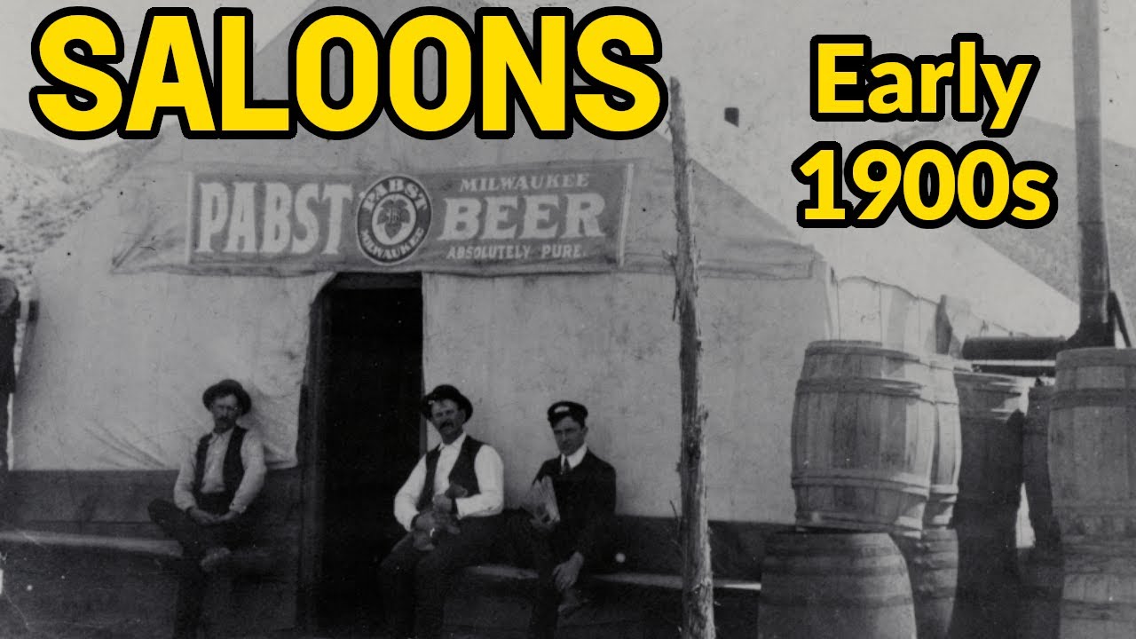 100 Historic Photos of Saloons in the West (Early 1900s)