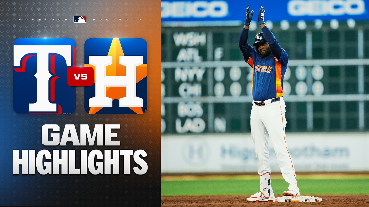 Rangers vs. Astros Highlights (8/2/26) | MLB Highlights