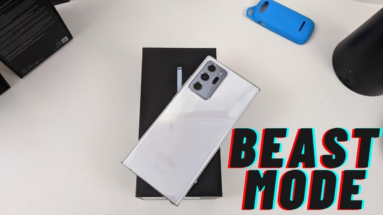 Samsung Galaxy Note 20 Ultra Mystic White Unboxing and First Impressions
