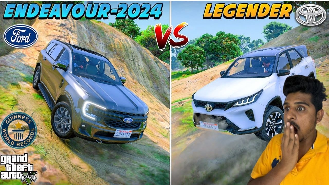 Fortuner vs Endeavour 4 Extreme Challenges 😱 Which SUV Wins? | Jump, Water Test, Brake Test