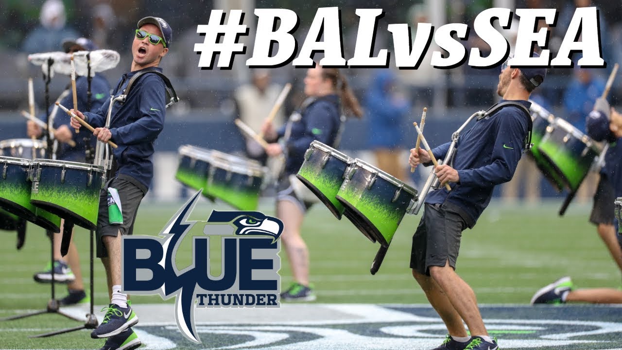 BALvsSEA Seahawks Gameday | Blue Thunder Drumline