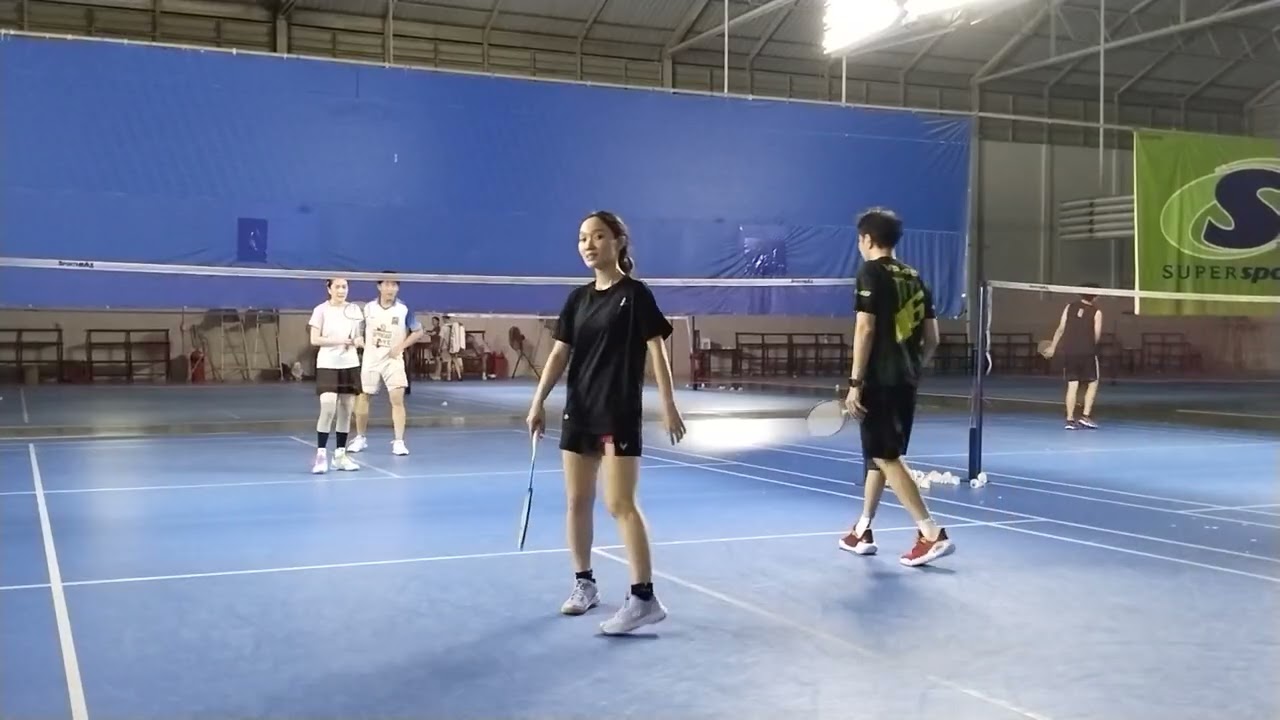 เชษ + แพท // กุ้ง + โก้ #badminton #bad #กุ๊งกิ๊งชวนตีแบด 