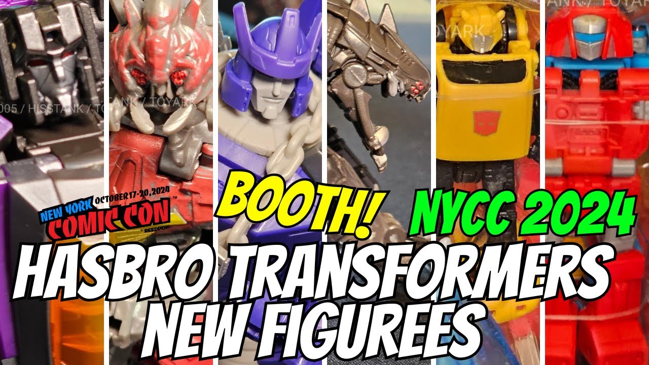Transformers New Figures At Hasbro Booth At NYCC 2024