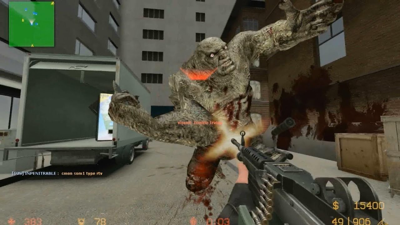 Counter Strike Source Zombie mod boss fight