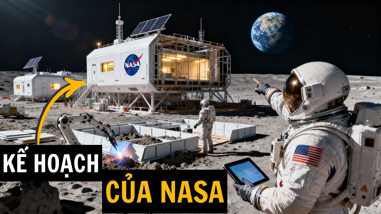 NASA Sẽ Xây Dựng Căn Cứ Mặt Trăng vào 2030 Như Thế Nào