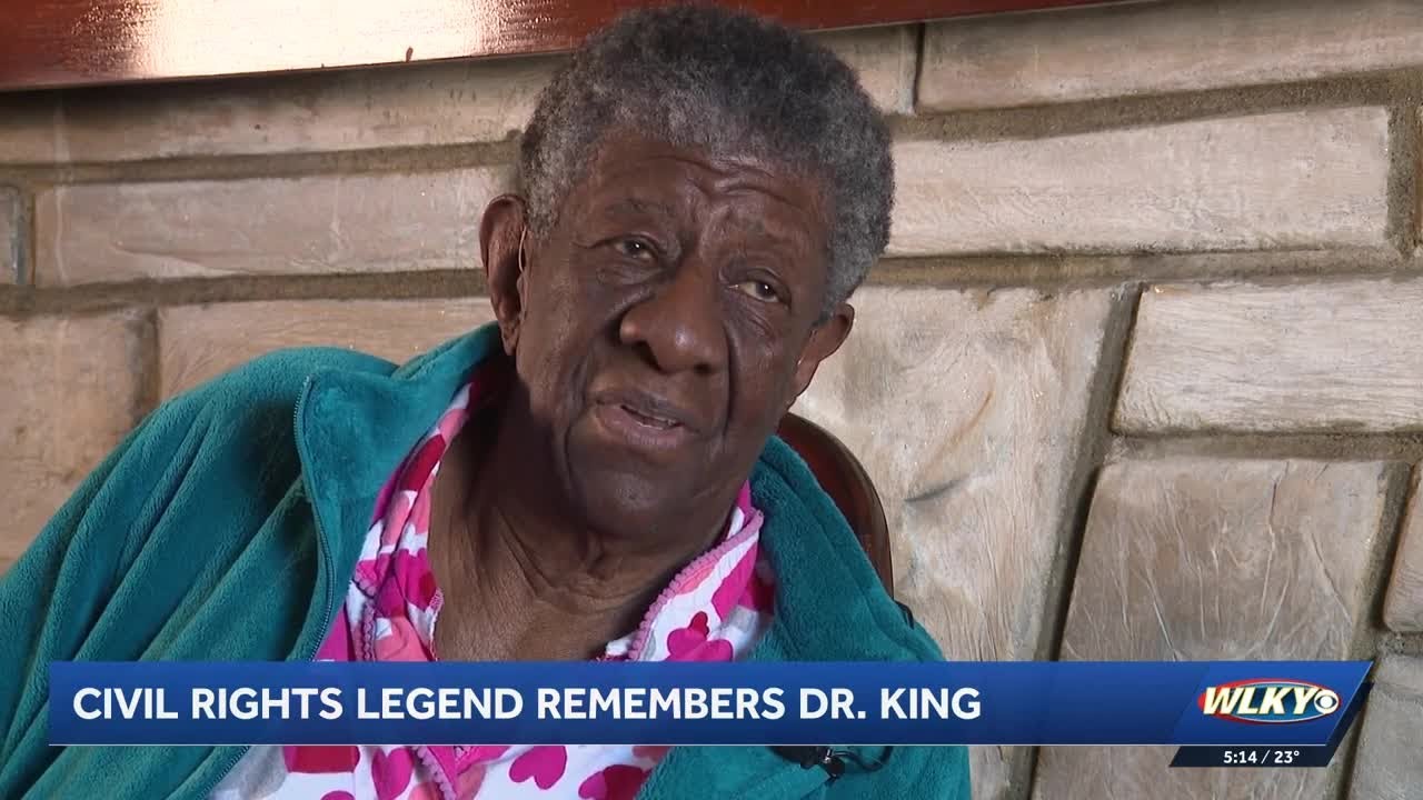 Civil rights legend in Louisville remembers Rev. Martin Luther King Jr.