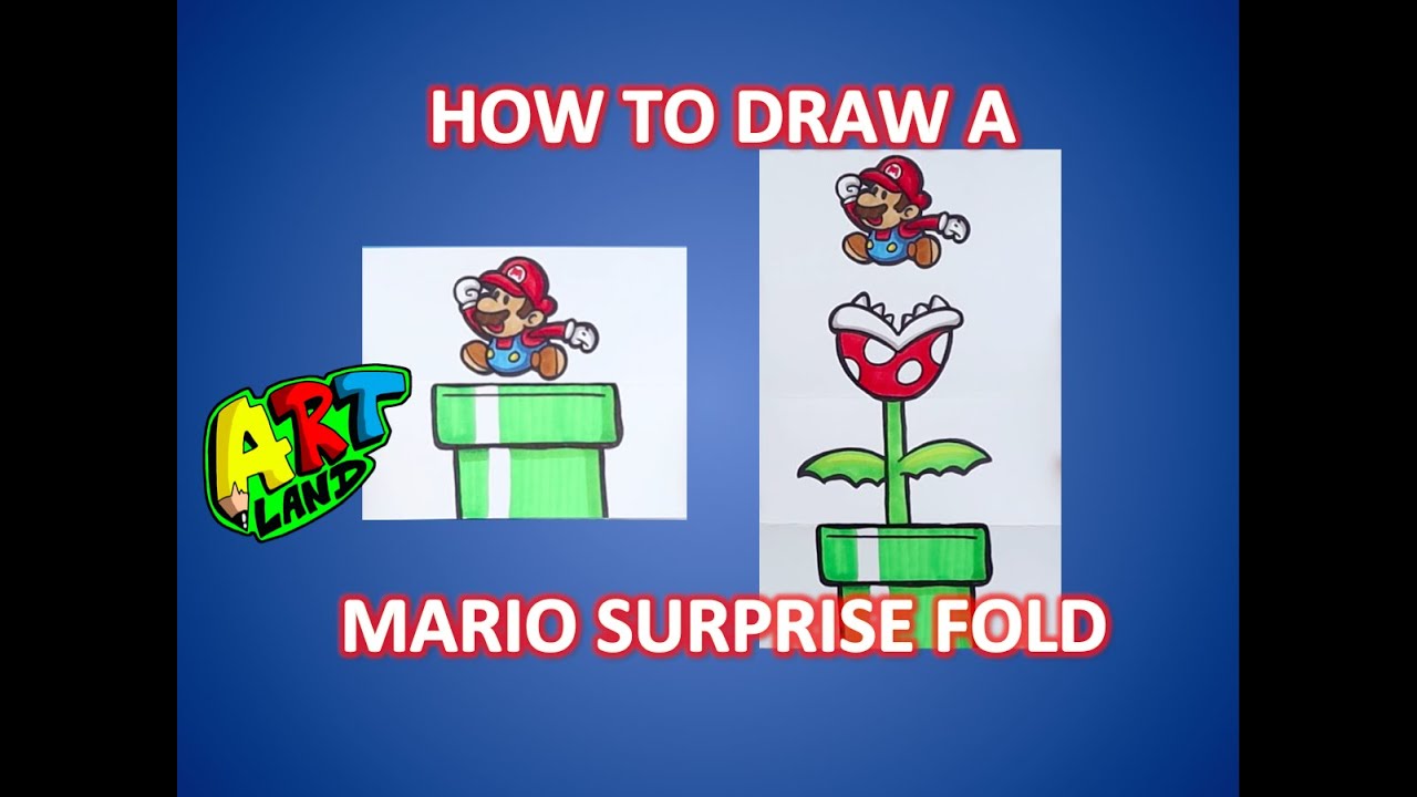 How to Draw a MARIO SURPRISE FOLD!!