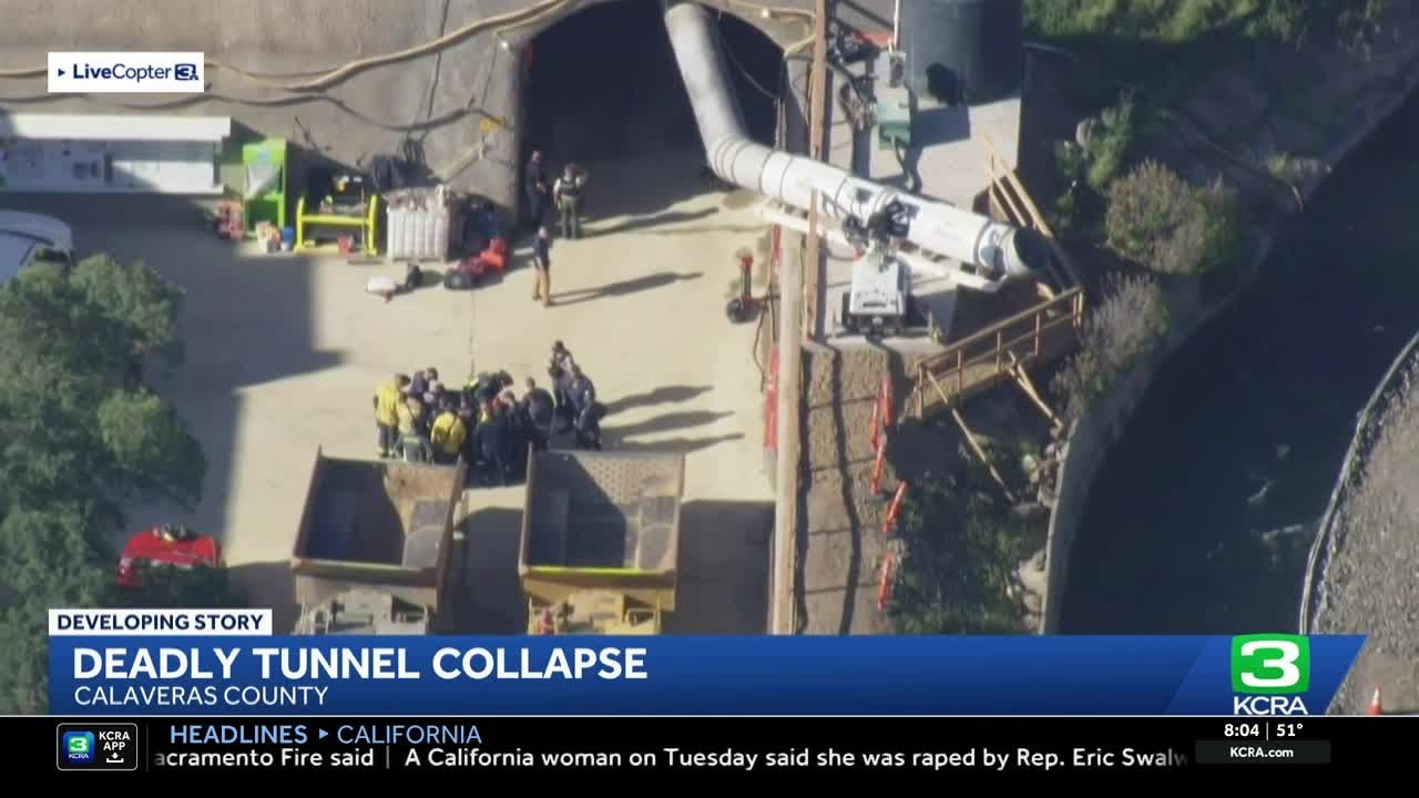 3 impacted in Northern California tunnel collapse