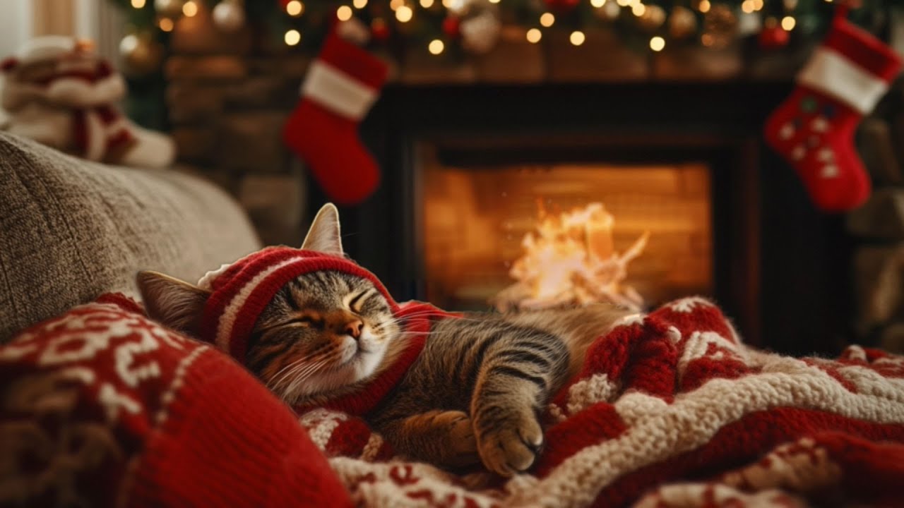 Warm Christmas Atmosphere ☃️ Soothing Instrumental Christmas Music & Cozy Feelings by the Fireplace